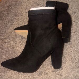 Catherine Malandrine Black Ankle Boots